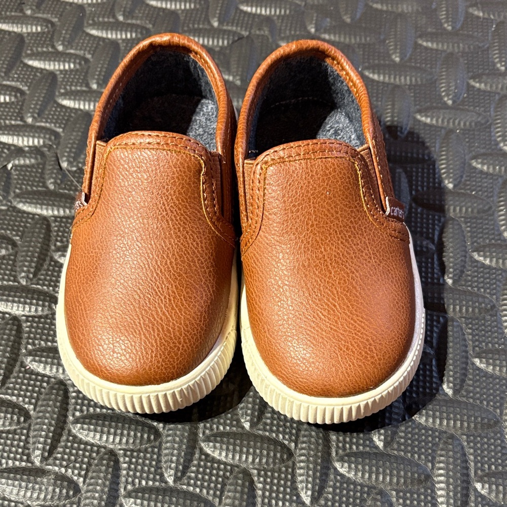 Carters Brown Kids Slip-On Shoes
